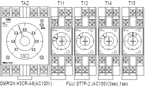 OMRON 佳い H3CR-A 2台